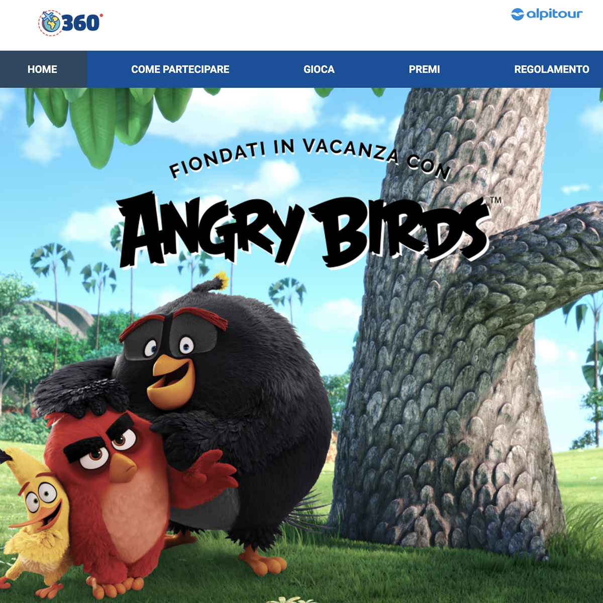 Fiondati in vacanza con Angry Birds